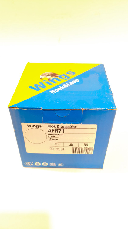 سمباده دیسکی پشت کرکی قرمز مینی 115 مارم وینگز گرید AFR71 NK 40