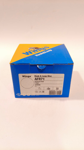 سمباده دیسکی پشت کرکی قرمز مینی 115 برند وینگز گرید AFR71 NK 180 کپی