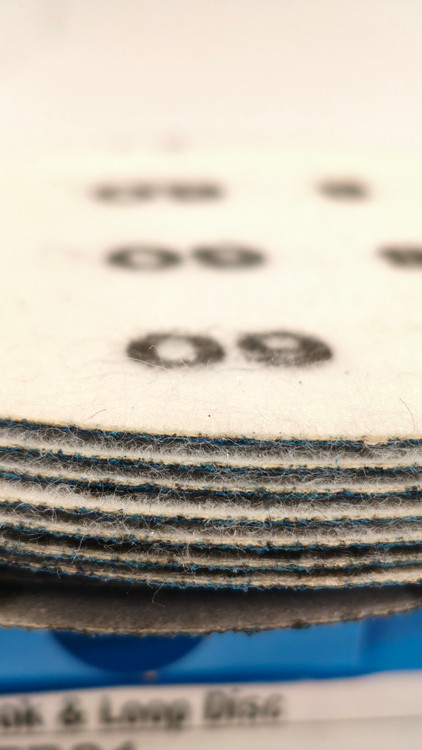 سمباده دیسکی پشت کرکی مینی آبی 115 برند وینگز -گرید ZR 60