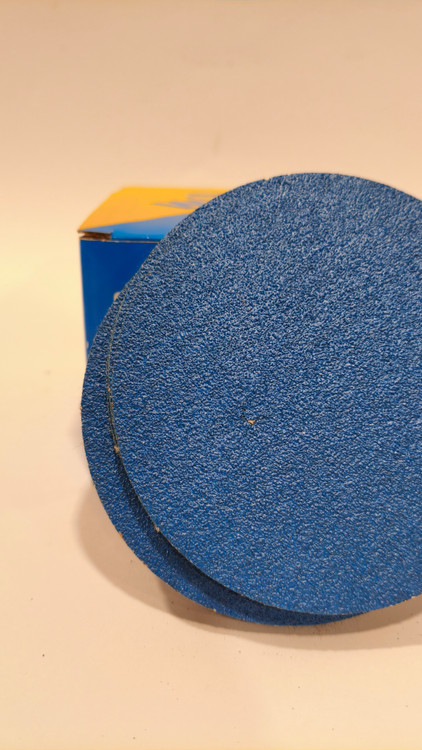 سمباده دیسکی پشت کرکی مینی آبی 115 برند وینگز -گرید ZR 60