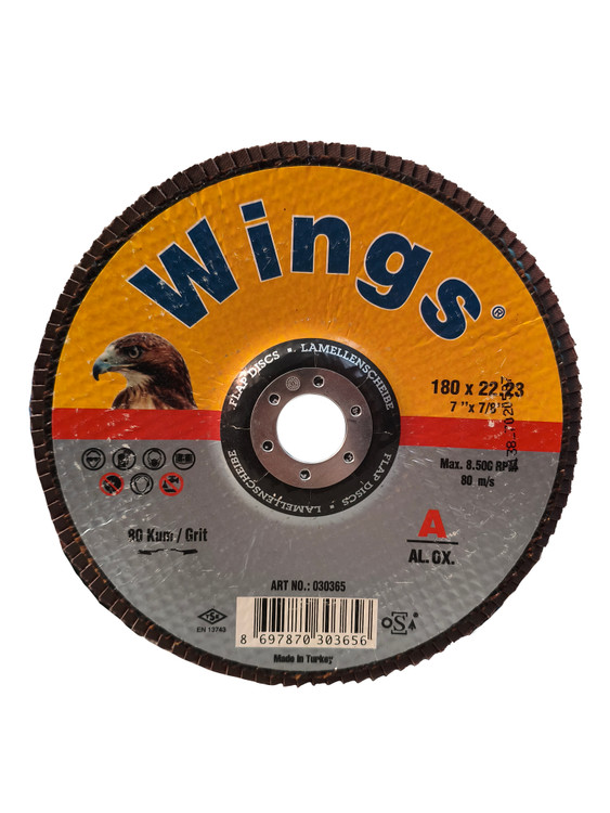 صفحه فلپ دیسک سایز 180 مارک وینگز گرید NK 80