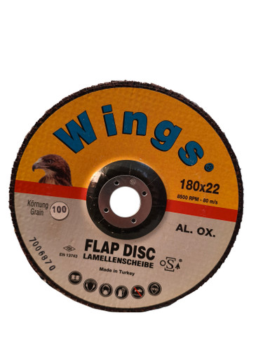 صفحه فلپ دیسک سایز 180 مارک وینگز (عقاب) گرید NK 100