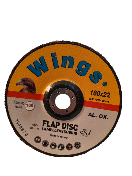 صفحه فلپ دیسک سایز 180 مارک وینگز (عقاب) گرید NK 100