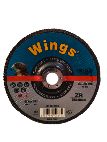 صفحه فلپ دیسک سایز 180 مارک وینگز (عقاب) گرید ZR 120