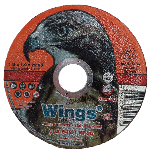 صفحه برش استیل مینی عقاب (وینگز) سایز 115