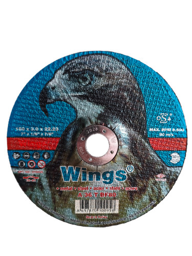 صفحه برش آهن متوسط عقاب (وینگز) سایز 180 ضخامت 3 ساخت کشور ترکیه