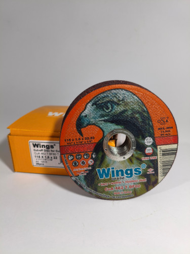 صفحه برش استیل مینی 1.6*115 عقاب (وینگز)