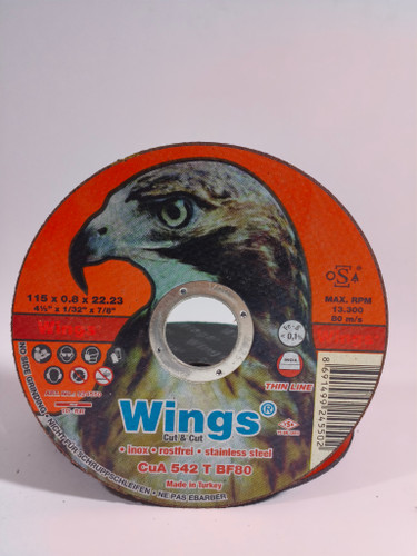 صفحه برش استیل مینی 0.8 *115 عقاب (وینگز)